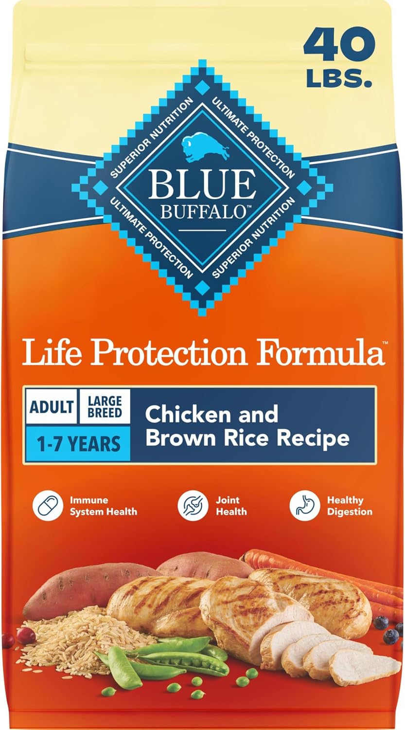 Blue Buffalo Life Protection Formula Large Breed Adult Dry Dog Food, 40 lbs.