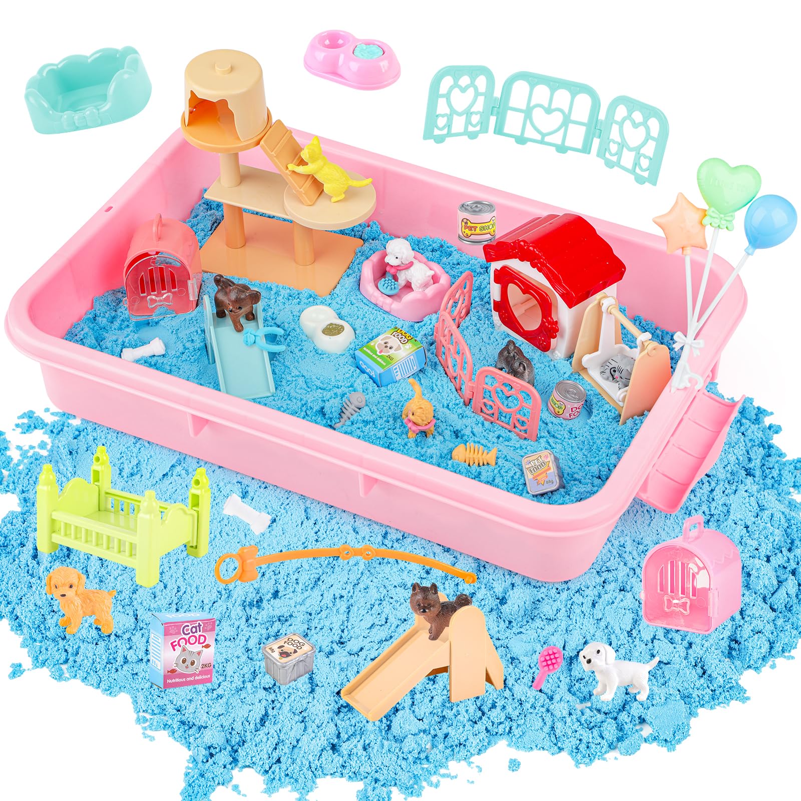 deAO Pet Sensory Bin Toy