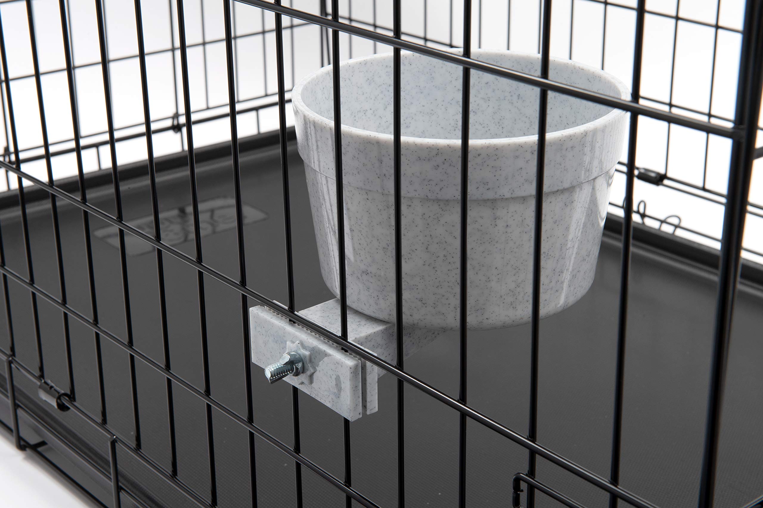 Lixit (2 Pack) Crock Large Breeds Jumbo High Density Polystyrene Bowl 40 oz