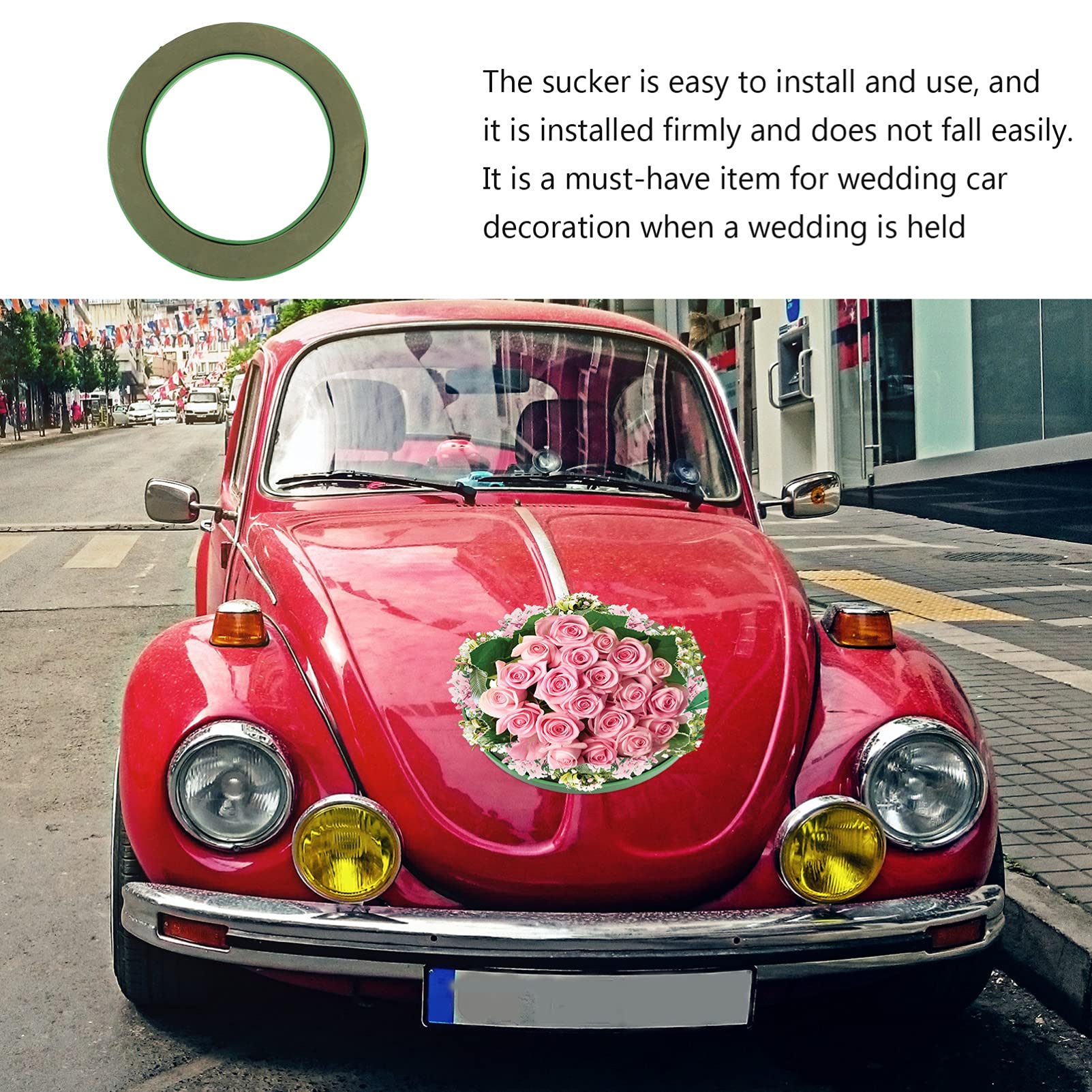 Snapklik.com : DIY Flower Arrangement Sucker 1pc Floral For Wedding Car  Wedding Bouquet Supplies Floral Decoration For Meeting Podium, image size:1602x1602