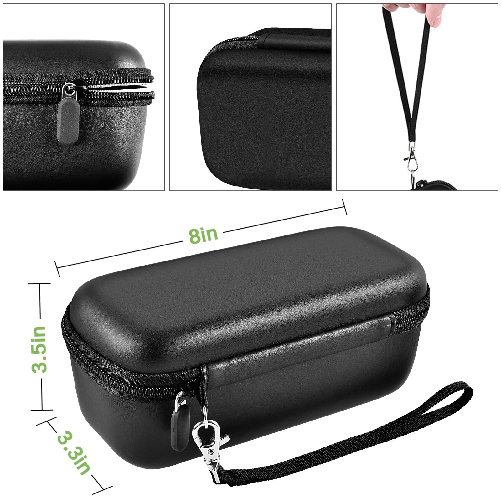 Housse pour Enceintes pour JBL Tuner 2/Flip 6/Flip 5/Essential 2, étui Portable de Voyage avec Compartiment pour câble USB - Boîtier Seul
