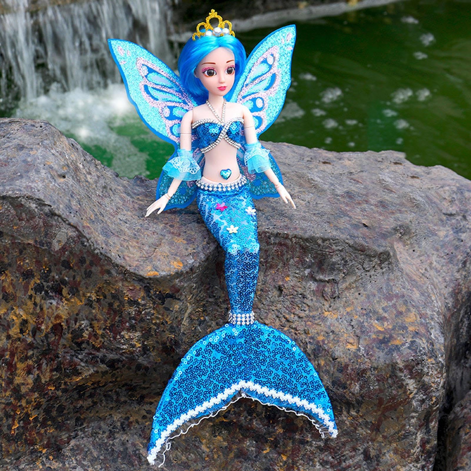Amazon.co.jp: 女の子のための人魚人形 | プリンセス マーメイド