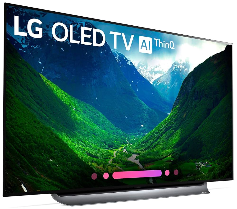 LG 有機ELテレビ OLED77C8PJA 2018年製 77型 LG OLED77C8PUA: 77 Inch Class 4K HDR Smart OLED TV w/ AI