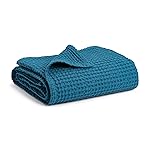 Simka Rose Waffle Baby Blanket Cotton Soft Breathable Swaddle Blanket for Nursery, Stroller & Crib Blanket - Receiving Blankets for Boys & Girls Gender Neutral Toddler Blanket