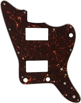 Electric Guitar Pickguard for Fender Japan Jazzmaster PAF No Rhythm Control Style 4 Ply Brown Tortoise