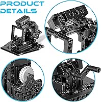 Vista 6 de Soporte de exhibición para Lego Mando Fighter vs. TIE Interceptor 75348, juego de juguetes de construcción, soporte multifuncional de ángulo