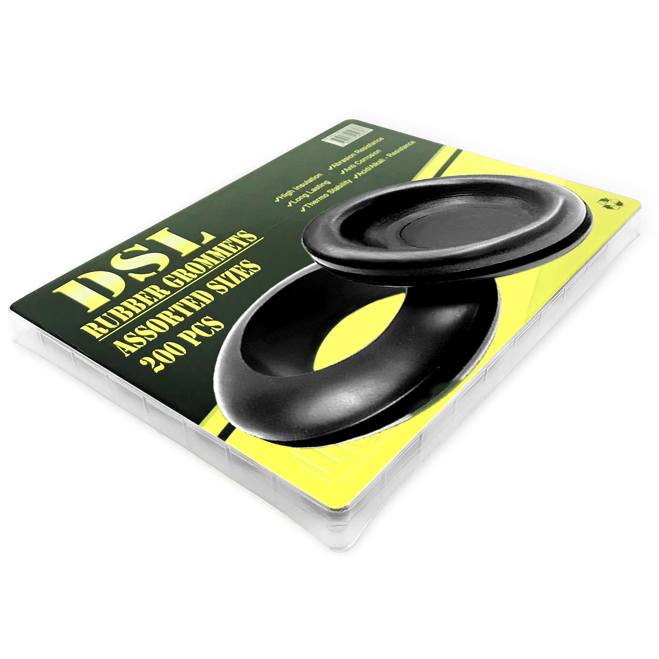 Buy DSL 200pcs 18 Sizes Rubber Grommet Kit Electrical Conductor Wiring and Blanking Gasket Ring