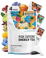 Vista 7 de Té de energía Blue Lady, té con elevado nivel de cafeína, la misma cafeína que el café (20 sobres)