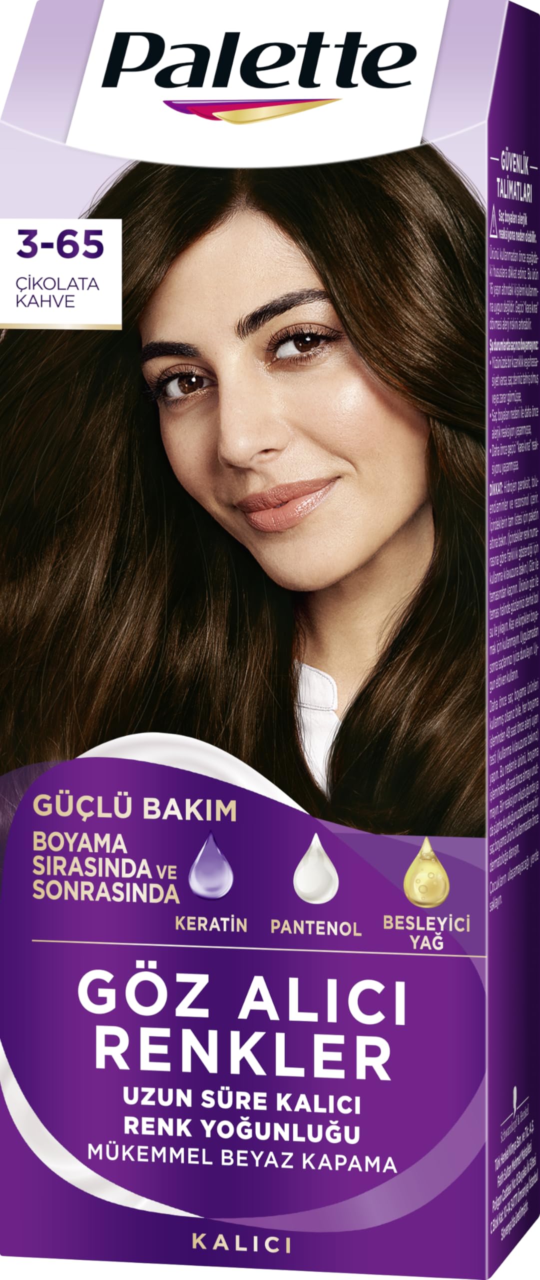 Palette Yoğun Saç Boyası 3.65 Çikolata Kahve