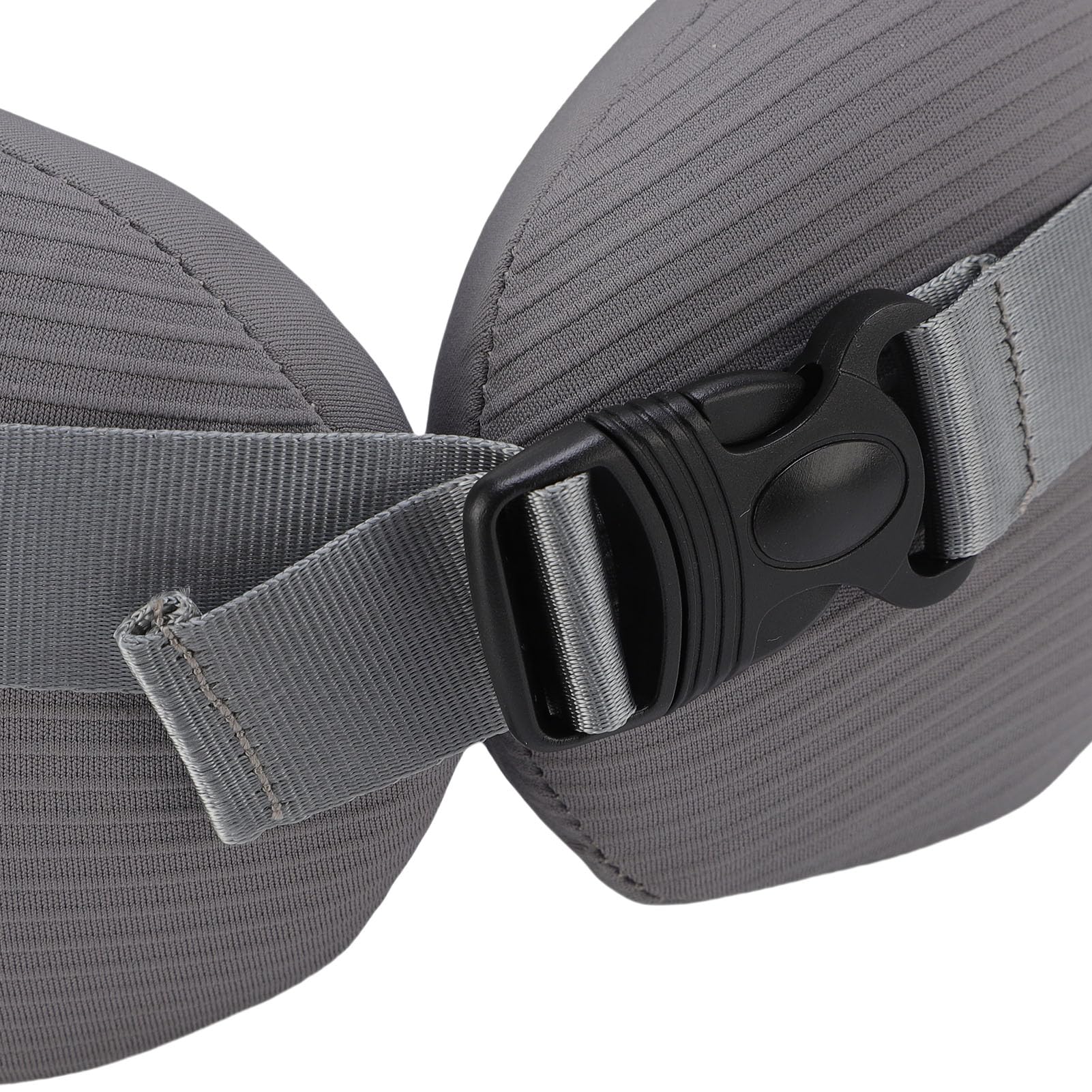 Almohada de Viaje para el Cuello con Orejeras con Cancelación de Ruido y Espuma Viscoelástica para Avión, Tren o Uso Doméstico