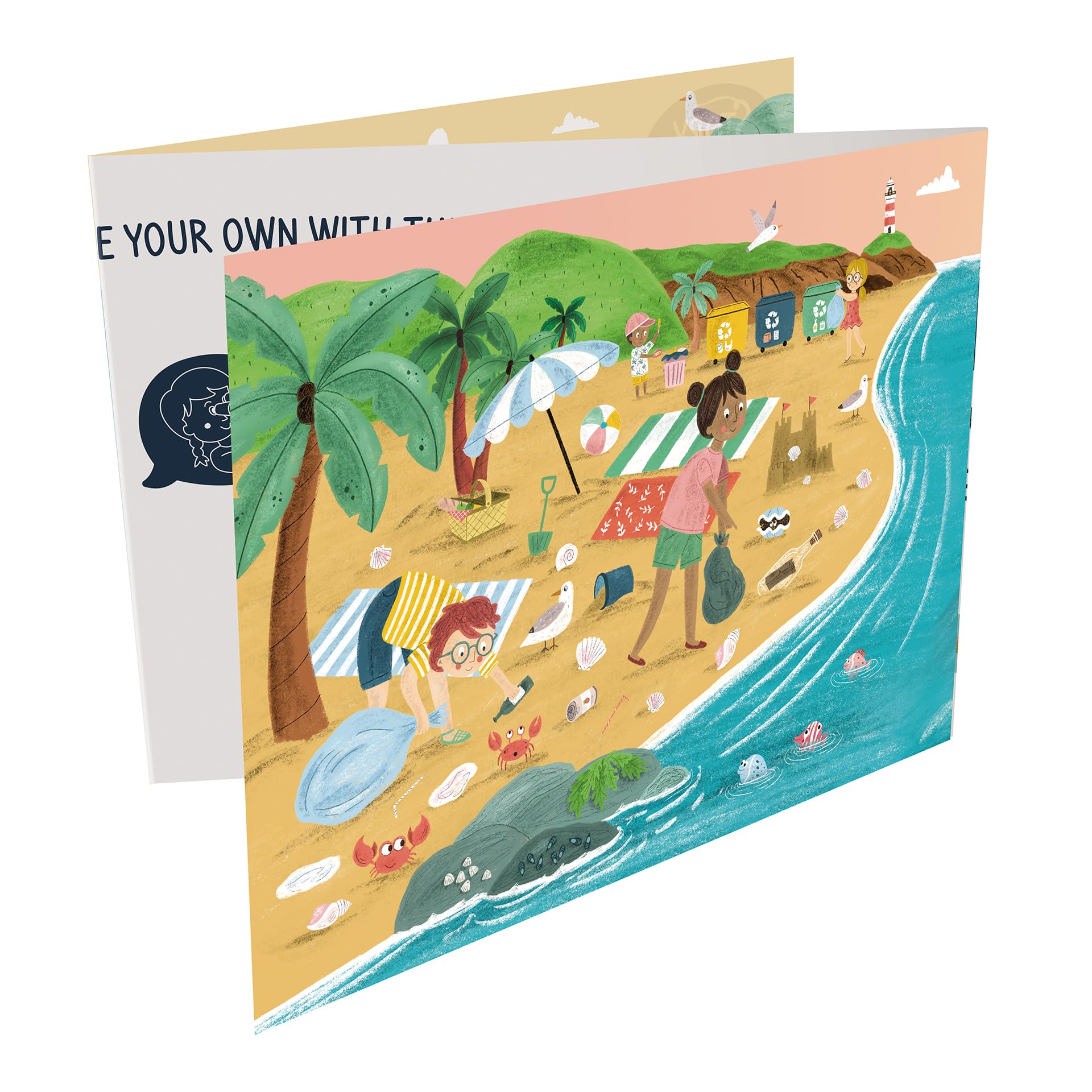 Hape Puzzle Un Giorno Al Mare – Set Da 3 Puzzle Per Bambini Da 48 Pezzi Ciascuno – Gioco Educativo Per Logica E Motricità Fine