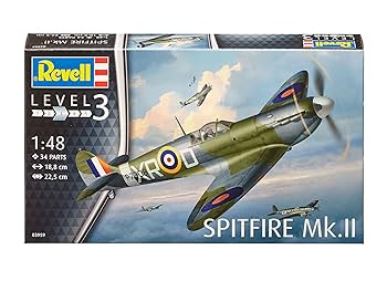 Amazon | ドイツレベル 1/48 スピットファイア MK.II プラモデル