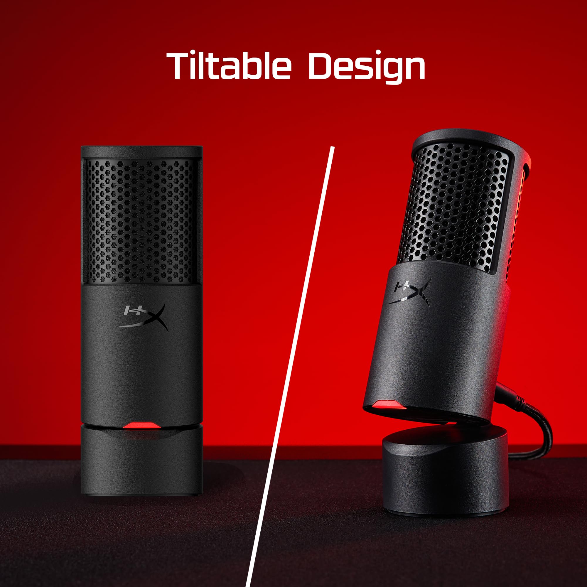HyperX SoloCast 2 – Gaming USB Condenser Mic, PC, Black : Amazon