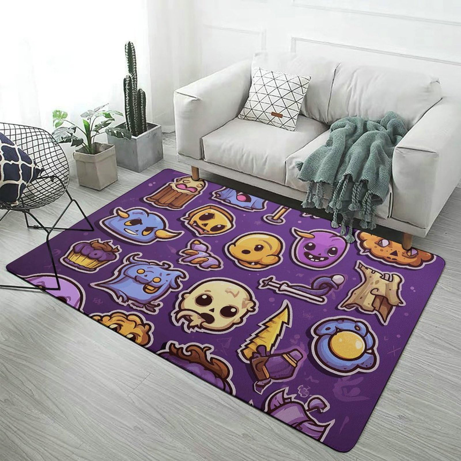 Tapis de sol absorbant violet pour protéger vos sols avec douceur
