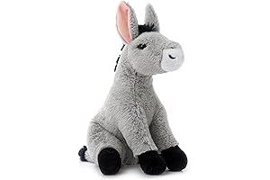 The Petting Zoo Donkey Stuffed Animal Plushie - Enchanting Companion for Little Adventures