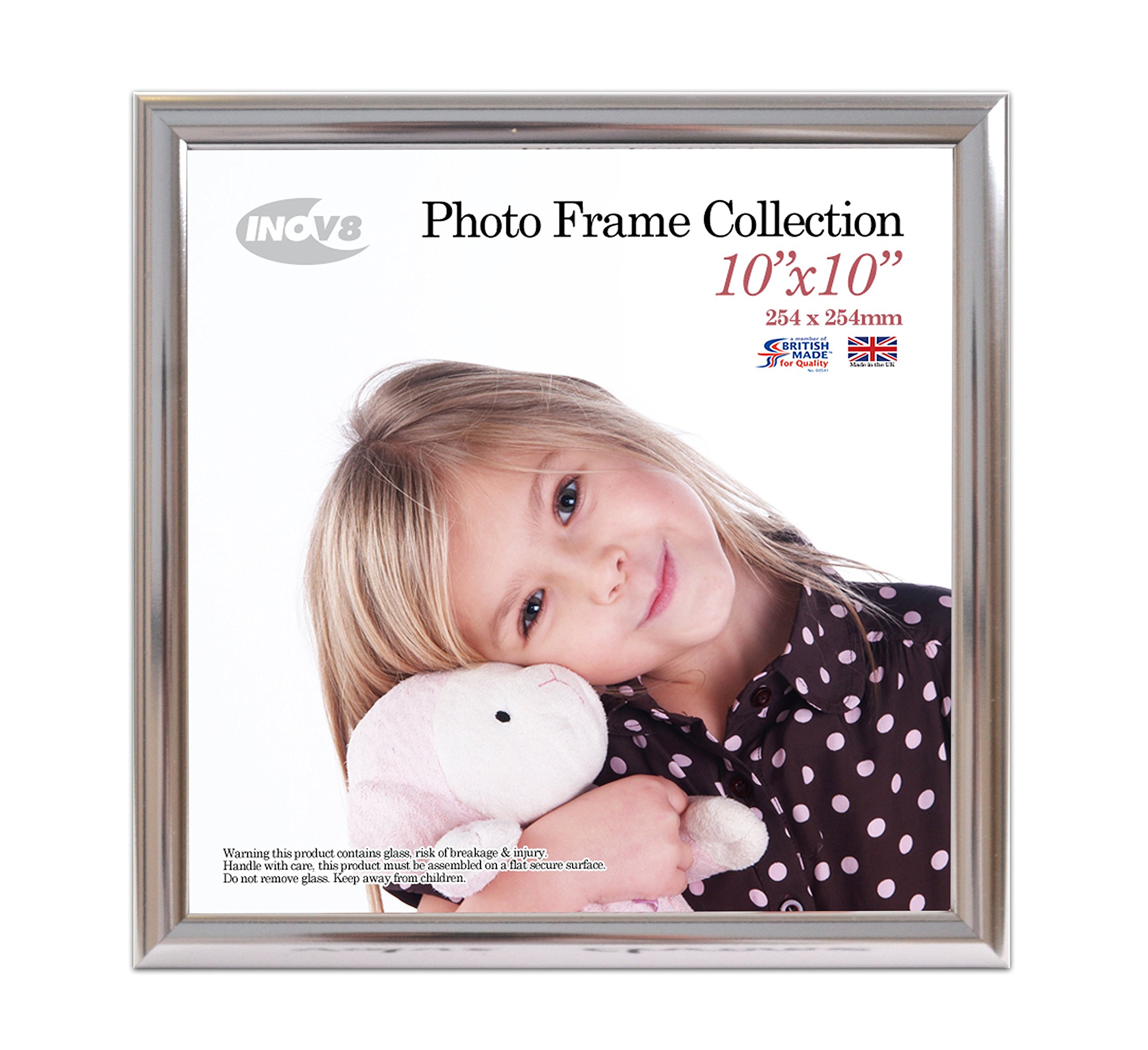 Inov8 Chrome Framing Photo Frame 10X10 1Pk