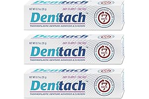 Denttach Thermoplastic Denture Adhesive: Secure and Comfortable Denture Grip for Up to 7 Days
