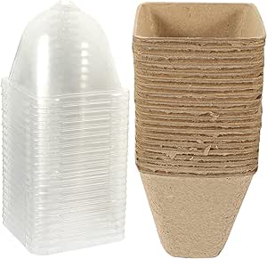 SEWOART 20pcs Nursery Cup House Plants Large Paper Planter Plants for ...