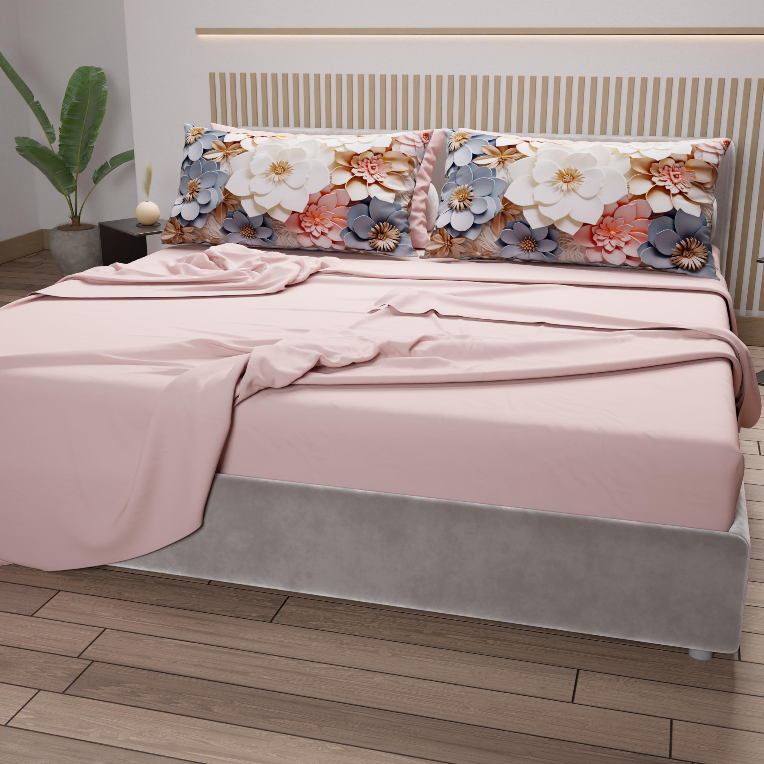 PETTI Artigiani Italiani, Cotton Sheets with Pillowcases in Digital Print, Single Bed Sheet, Single Bed Set - Image 4