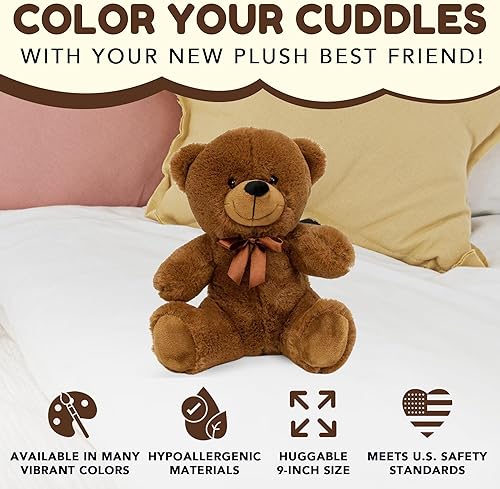 Miniatura 2 de Grandma Smiley's Plush Best Friends - Ositos de peluche de 9 pulgadas (marrón)
