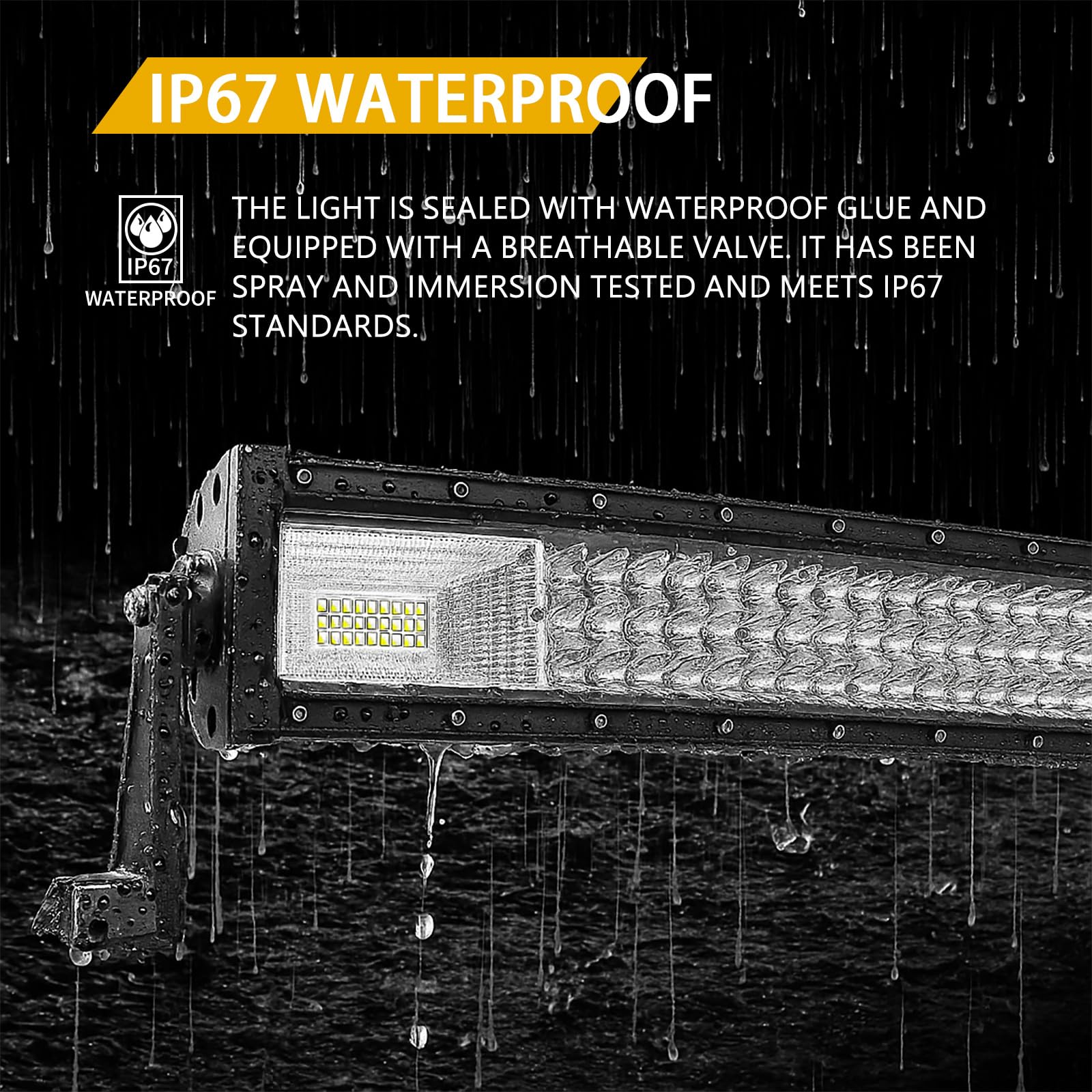 Willpower 405W Arco Barra led, 32 Pulgadas Barra de luz LED para Off Road camión Coche ATV SUV