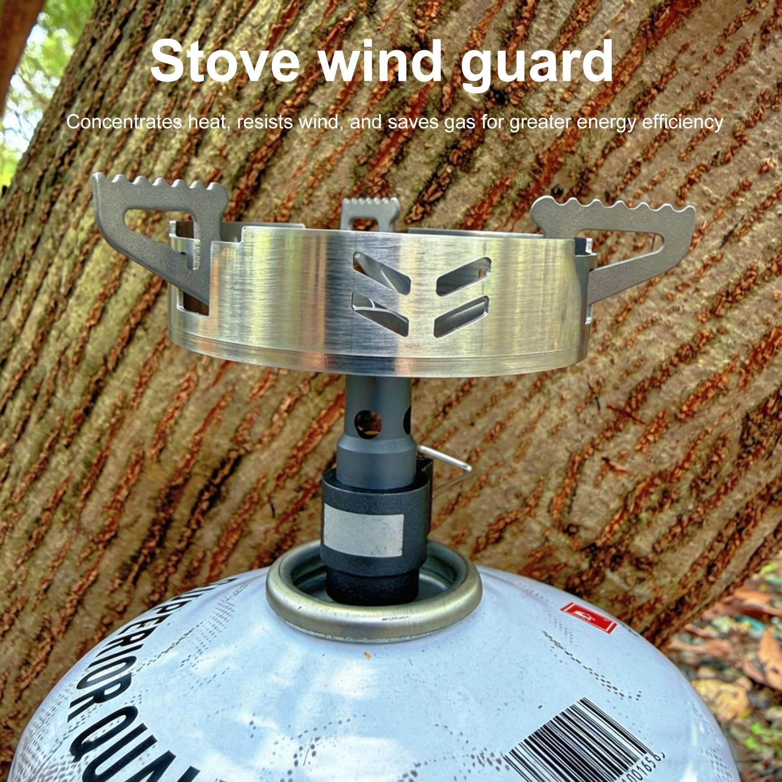 Outdoor Campings Stove Windscreen Suitable for BRS-3000T SOTO-310 Stainless Steel Outdoor Gas Stove Wind Shield Ultralight (Stoves Not Included)