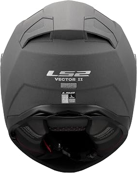LS2 Integral Motorcycle Helmet Vector II Solid Concrete S
