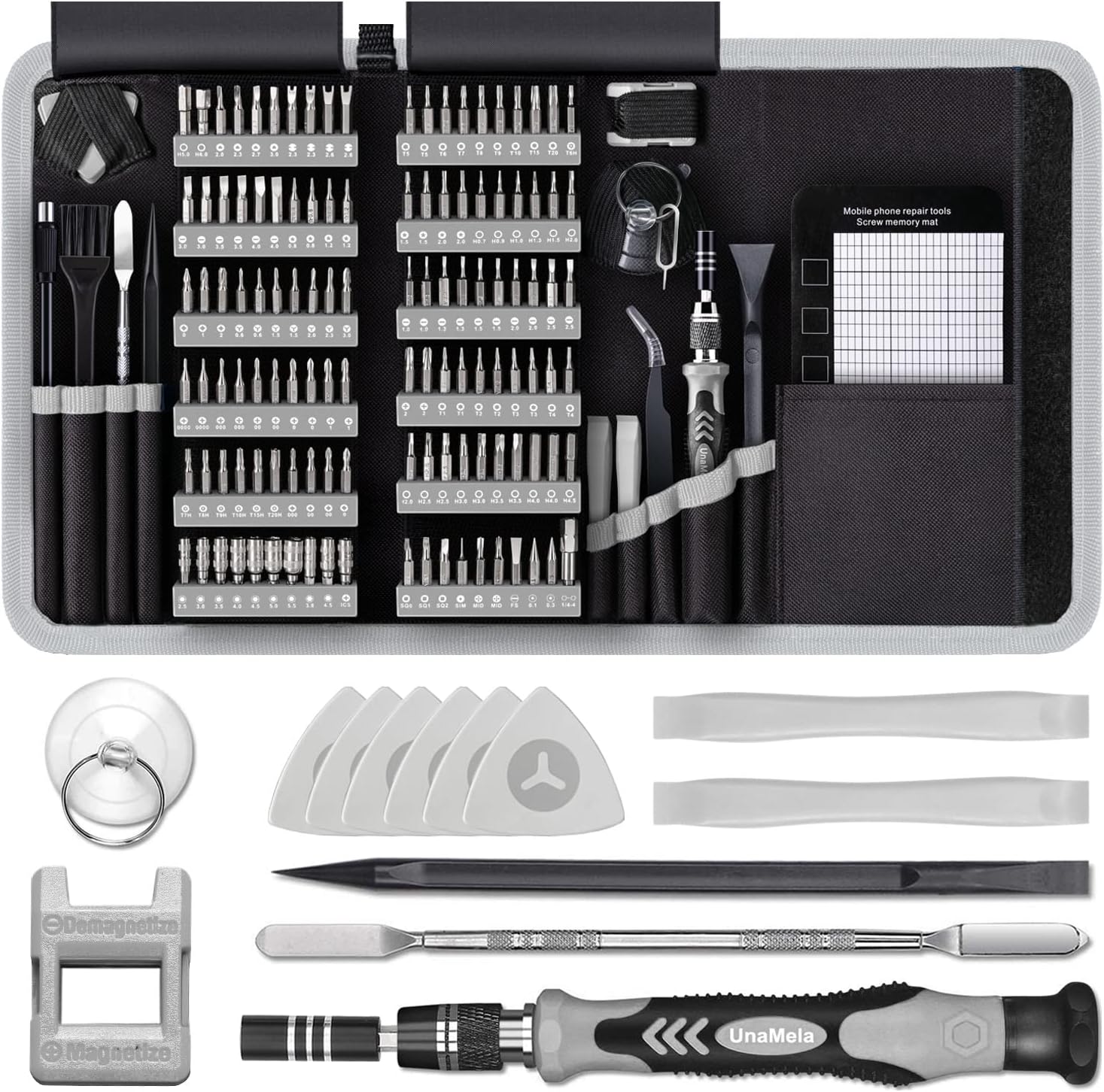 PC Building Tool Kit 140-IN-1: Computer Tool Kit for Repair & Assembly, Precision Screwdriver Set with Magnetic Bits for Laptop, iPhone, MacBook, PS4/5, Xbox, Game Console