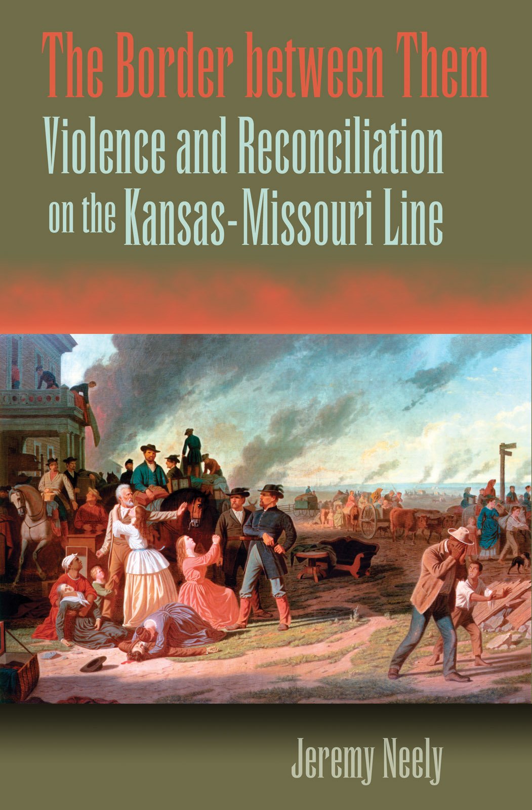 Buy The Border between Them: Violence and Reconciliation on the Kansas-Missouri Line — BookShops.in