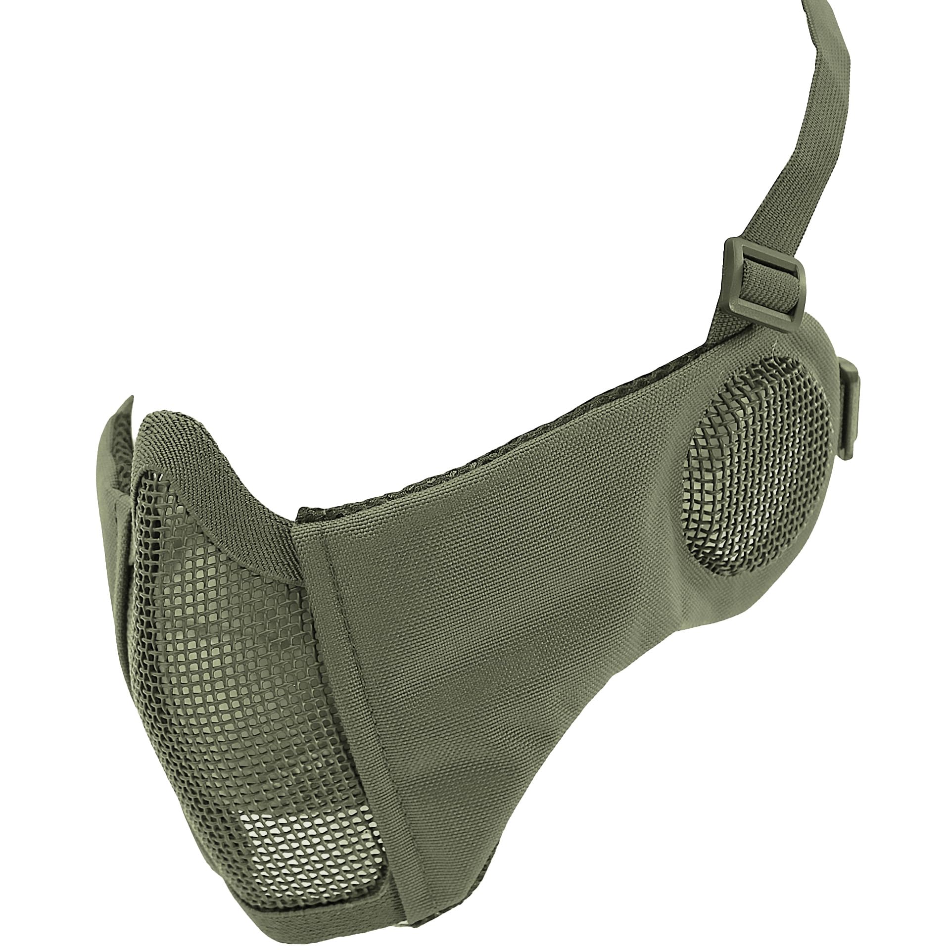 Nuprol Mesh Lower Face Shield V3; Olive Green