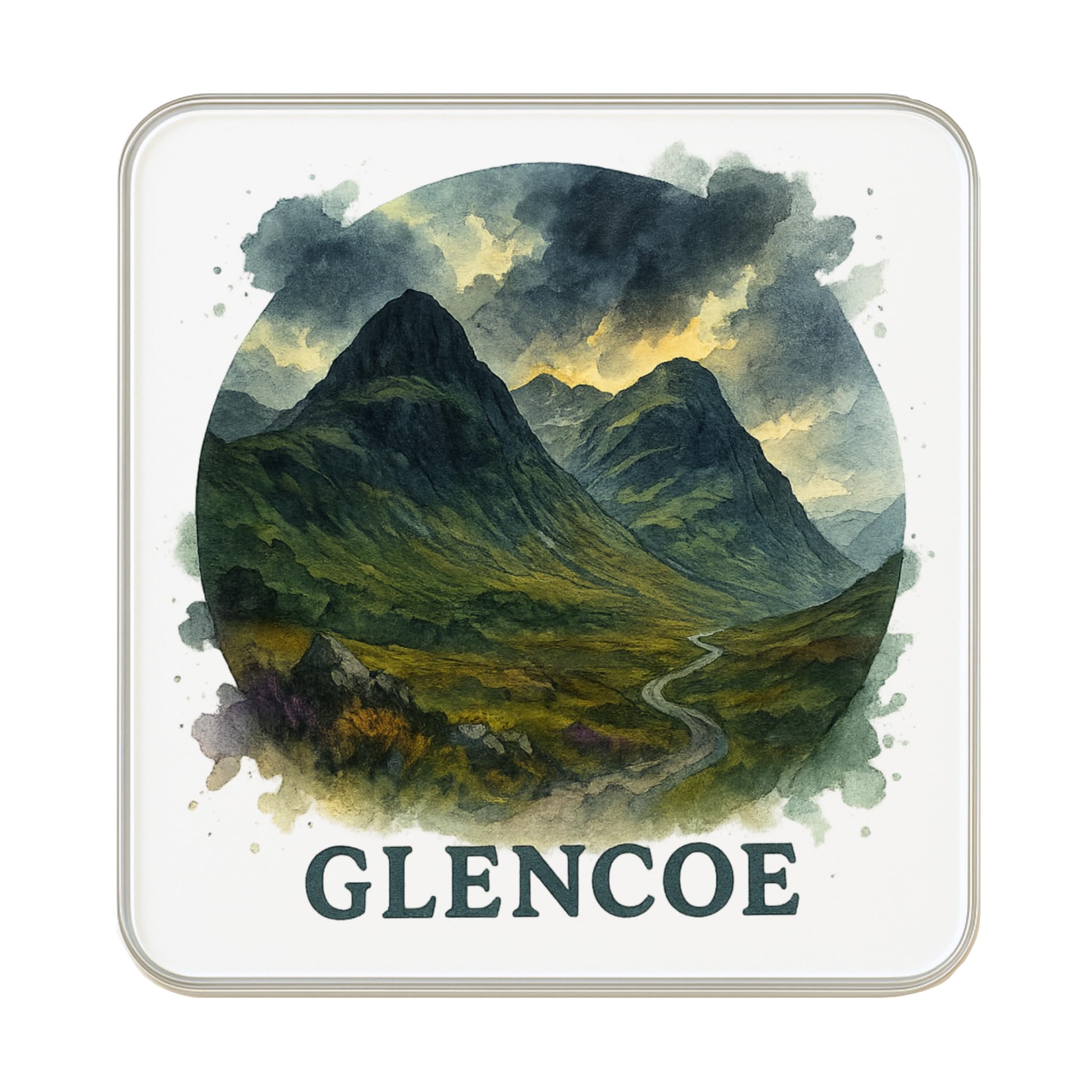 Aimant de réfrigérateur Glencoe Écosse, le cadeau de collection parfait pour voyageurs