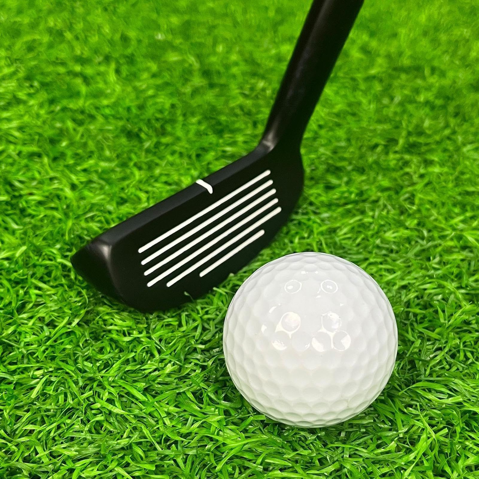 Club de Golf Wedge réglable avec échelle pour droitiers et gauchers - Tige de Putter Robuste pour et Adultes débutants - Poignée télescopique antidérapante avancée