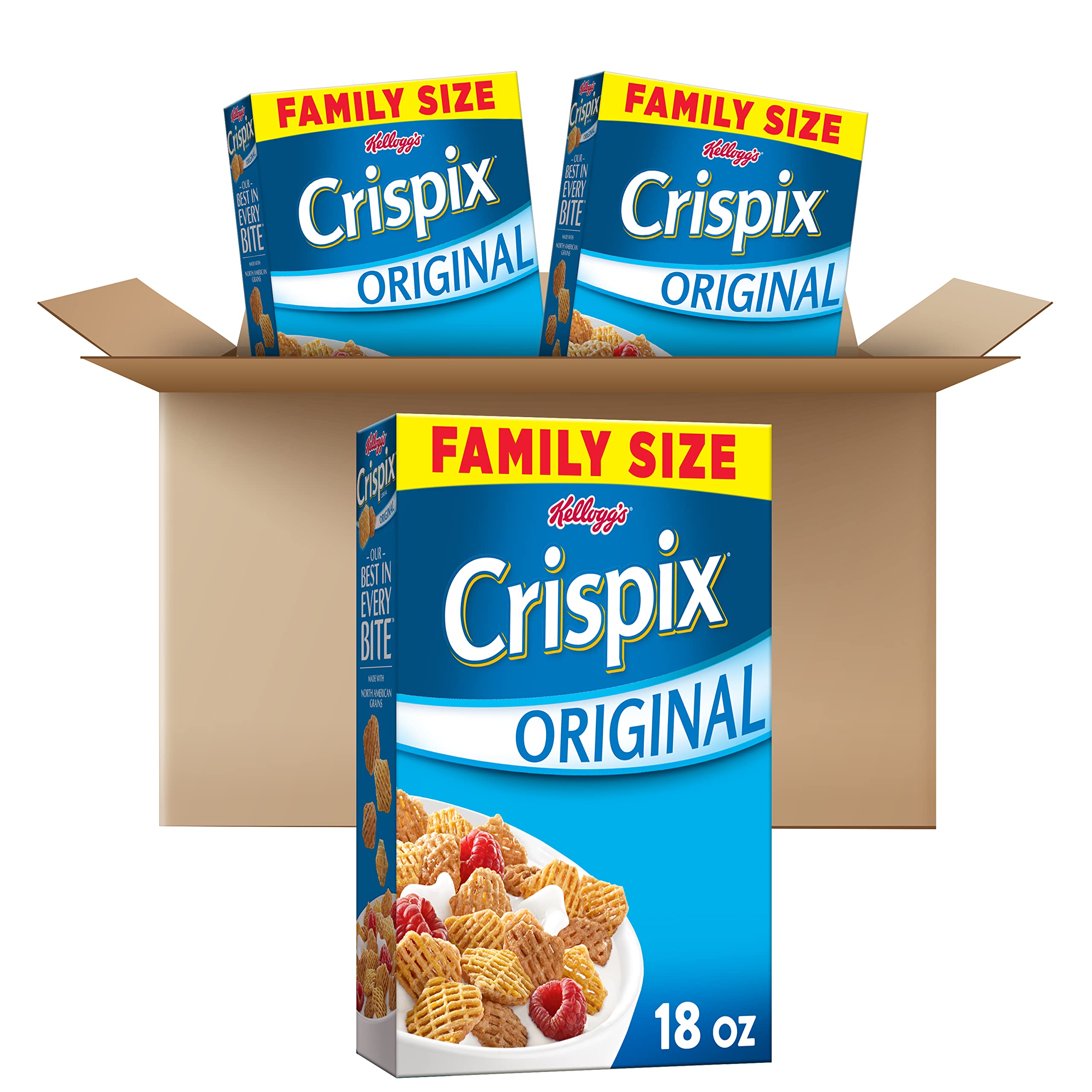 Buy Kellogg's Crispix Breakfast Cereal, 8 Vitamins and Minerals, Try in