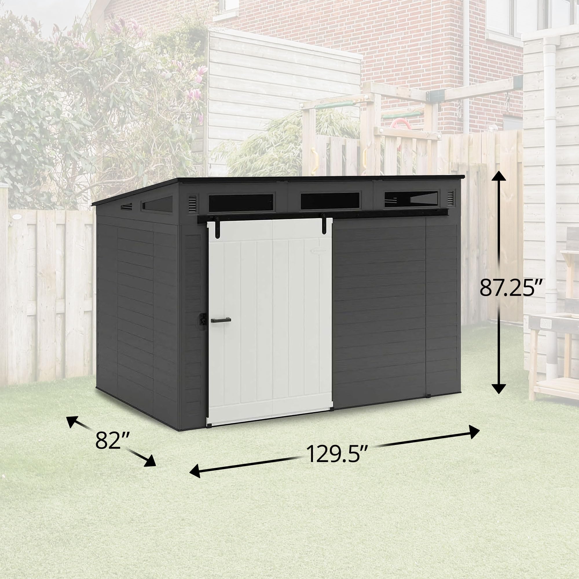 Suncast Modernist 10 Ft X Sliding Door Storage Shed Costco, 57 OFF