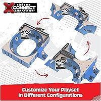 Vista 3 de Tech Deck, Daewon Mega Bowl, X-Connect Park Creator, juego de rampas personalizable y construible con monopatín de dedos exclusivo, juguete