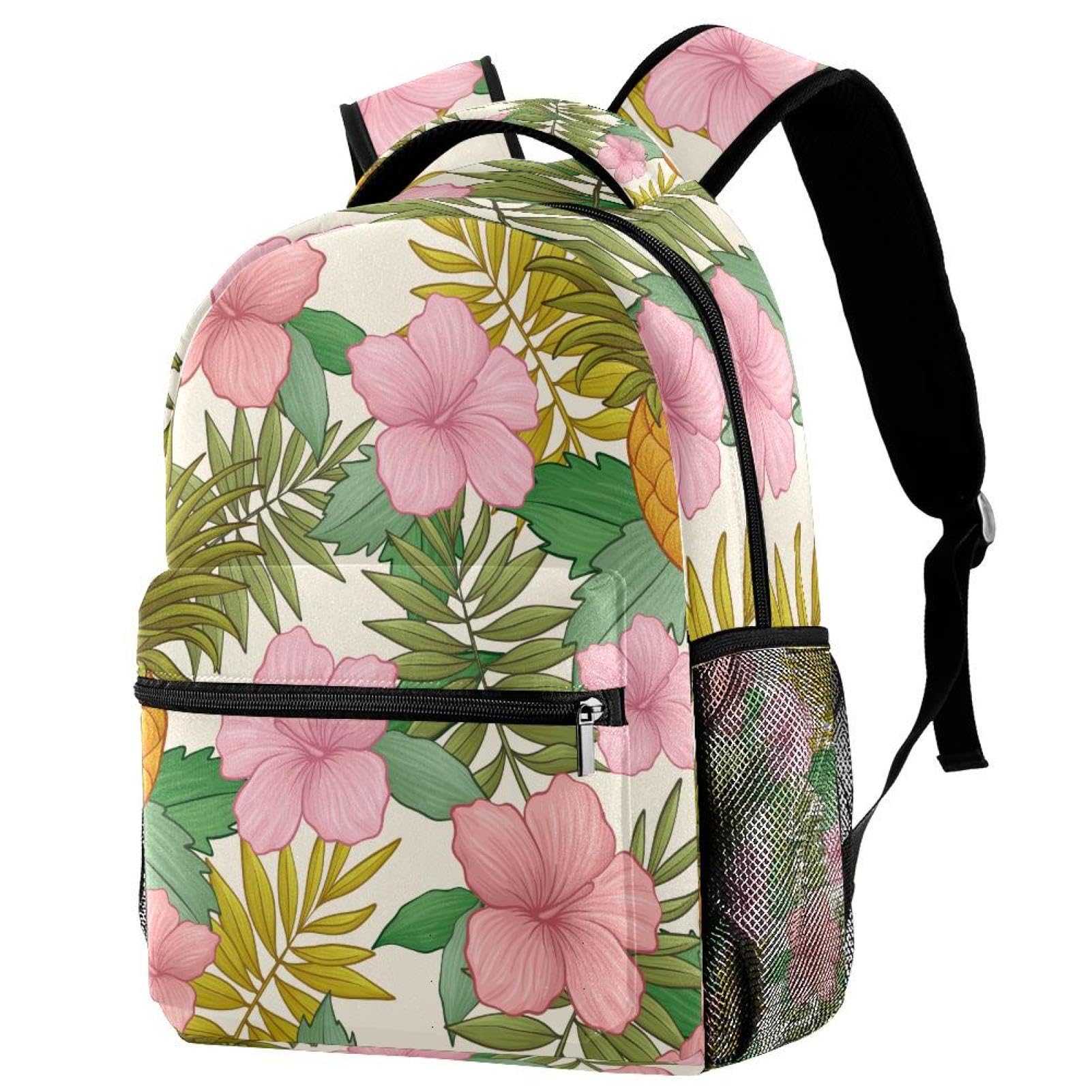 Bolsa para laptop resistente con diseño de flores para evitar el dolor de espalda 7