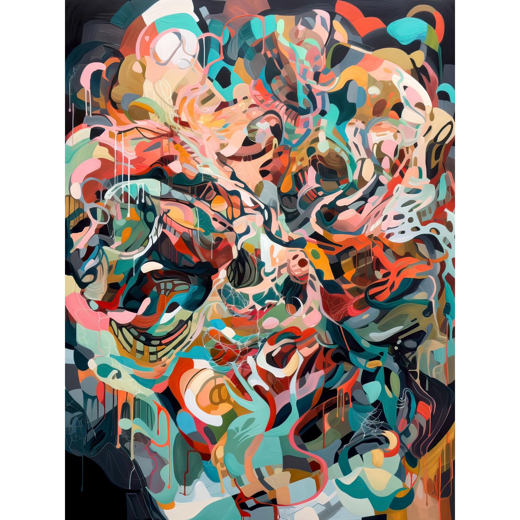 Artery8 Henri Matisse Inspired Abstract Organic Shapes Large Wall Art Poster Print Thick Paper 18X24 Inch