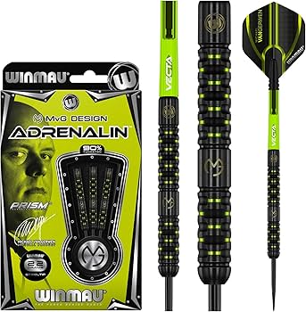 Amazon | WINMAU Michael van Gerwen MvG Adrenalin Tungsten Steeltip