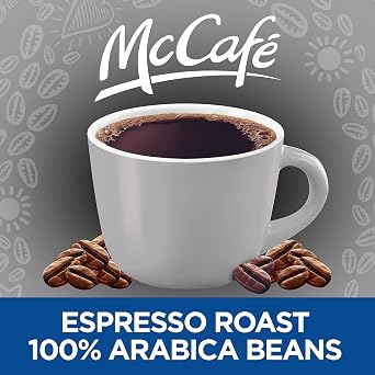 McCafe Espresso Medium Dark Roast K-Cup Coffee Pods (12 Pods)