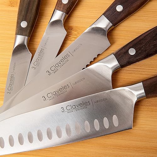 Miniatura 9 de 3 CLAVELES Cuchillo Forjado Cocina Diámetro 13 cm - 5" E 3C