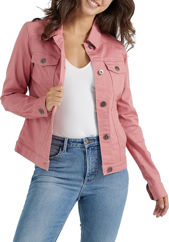 Wrangler Authentics campera vaquera elástica para mujer