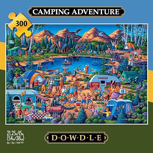 Miniatura 2 de Buffalo Games - Dowdle - Aventura de camping - Rompecabezas de 300 piezas grandes para adultos rompecabezas desafiante perfecto para noches de juego