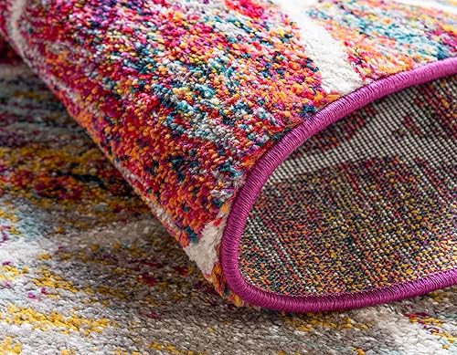 Miniatura 256 de Rugs.com Lattice Frieze Collection Alfombra – 4 x 6 pies, alfombra mediana negra perfecta para salas de estar, comedores grandes, planos abiertos