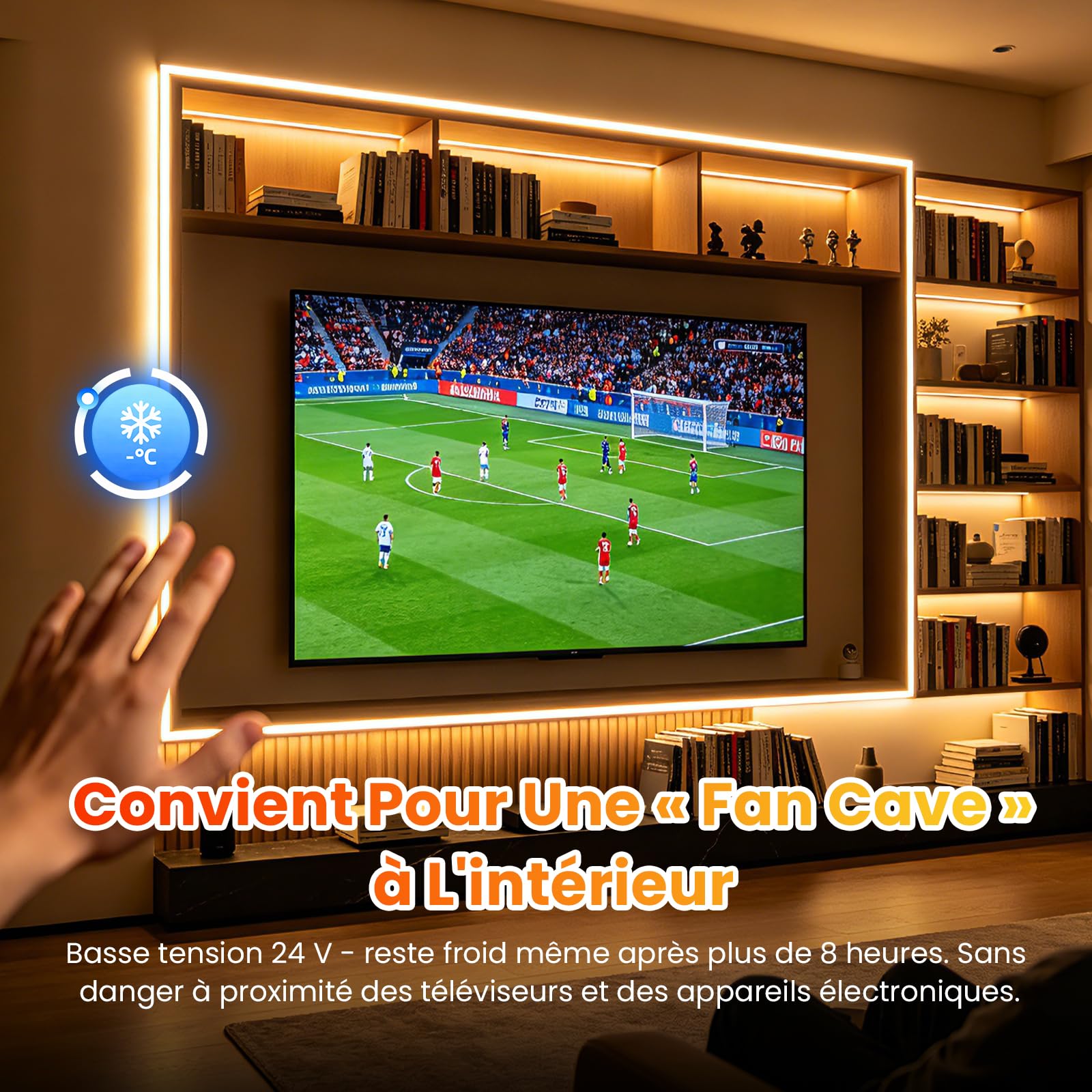 Guirlande Solaire RGB 8m 320 LED avec Télécommande – Lampe Néon Solaire Exterieur IP67 Batterie 7200mAh 36H Autonomie Charge USB Type C pour Jardin Terrasse Fête Lumière blanche