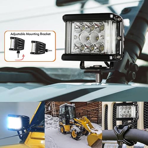 Miniatura 9 de AKD Part Barra de luz de 54" + arnés de cableado