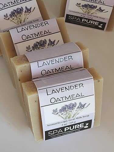 Miniatura 6 de Jabón de leche de cabra de aromaterapia Energía, elaborado con ingredientes vegetales, aceites esenciales, todo natural, 4.5 oz cada uno (Energía)