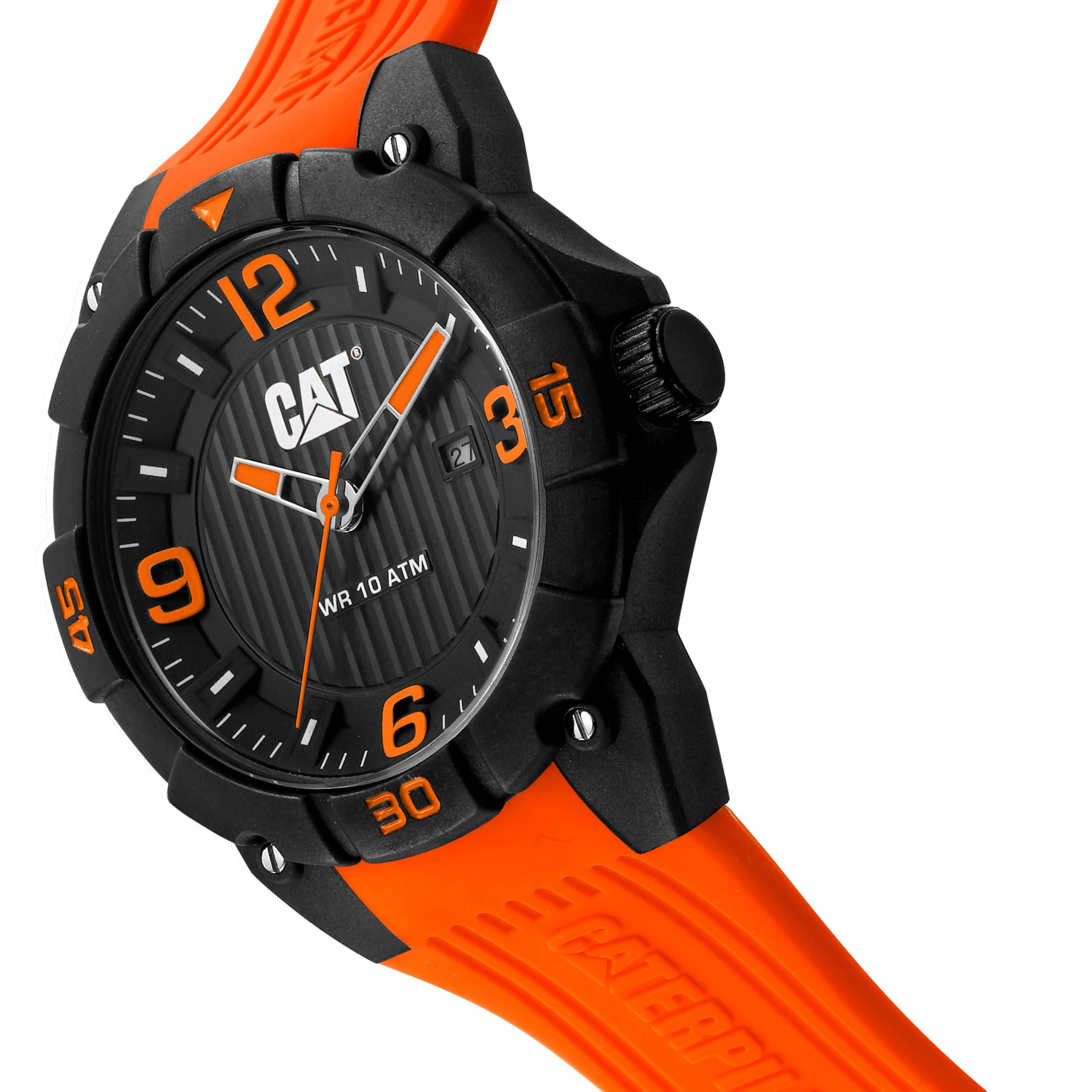 CAT Caterpillar Drift - Reloj para hombre de 45 mm, caja negra LW