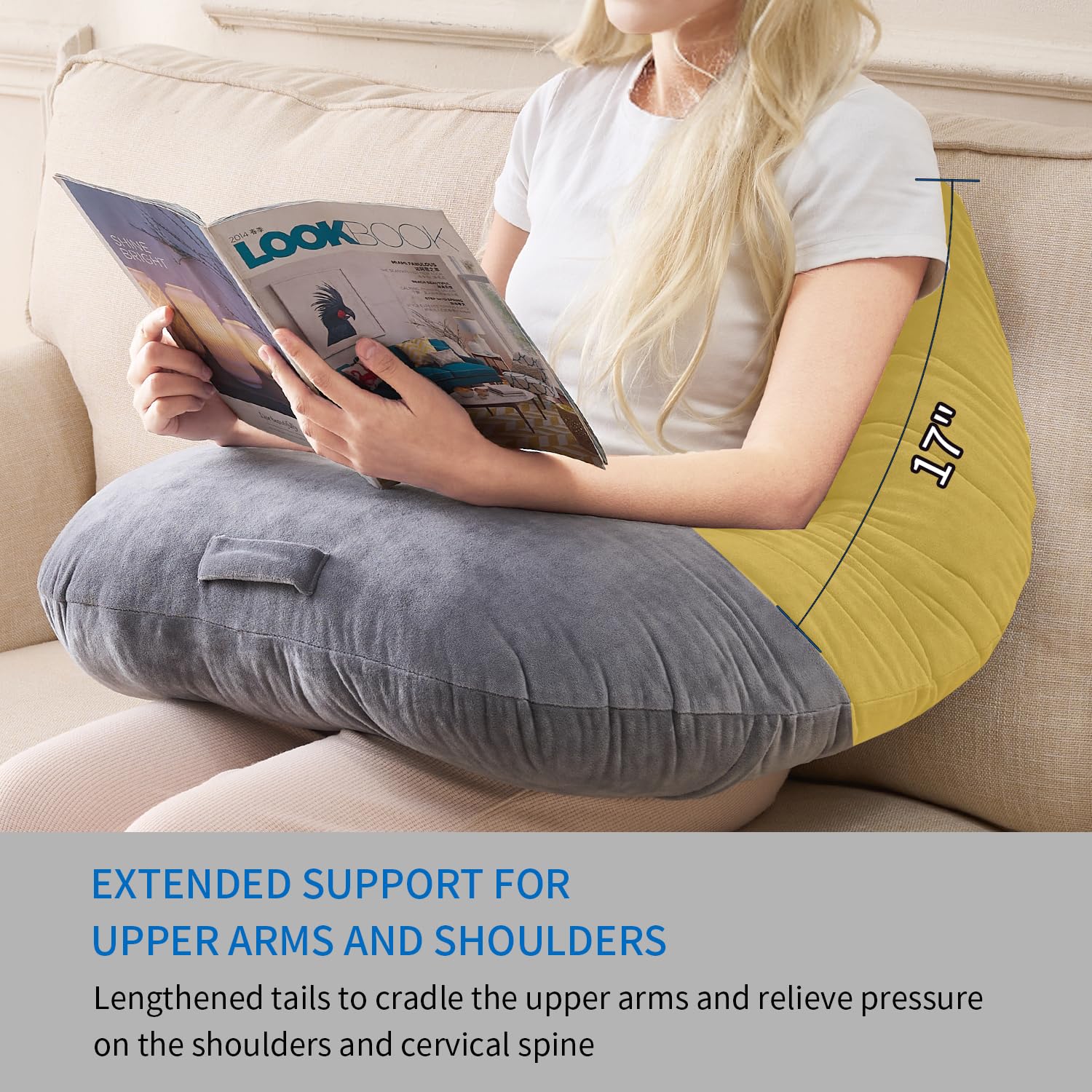 Générique Oreiller De Lecture Lit - Oreiller De Soutien Bras