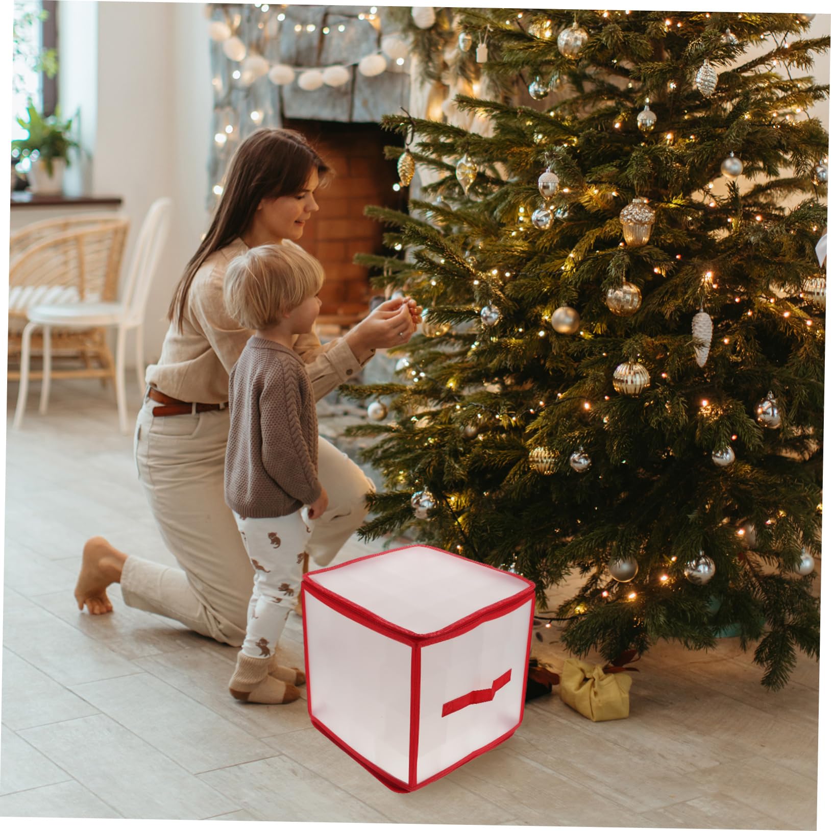 CHILDWEET 3sätze Weihnachtskugeln Aufbewahrungsbox Mit Fächern Praktische Organizer Für Christbaumkugeln Und Dekorationen Für Weihnachtszeit Aufbewahrung Von Ornamenten