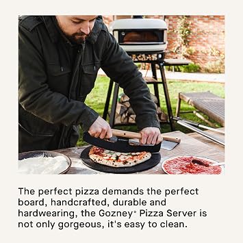 Gozney Black Pizza Server for 14 Pizzas, Durable, Easy to Clean and Hardwearing
